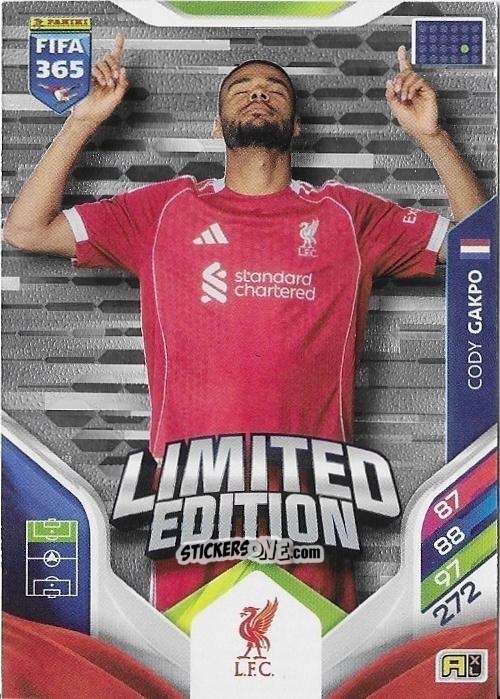 Figurina  Cody Gakpo  - Fifa 365: 2025-2026. Adrenalyn Xl n. LE-2 - Panini