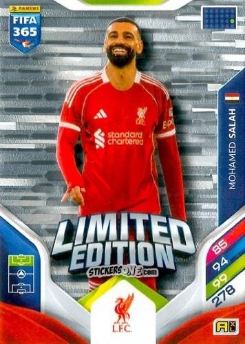 Sticker  Mohamed Salah  - Fifa 365: 2025-2026. Adrenalyn Xl n. LE-8 - Panini