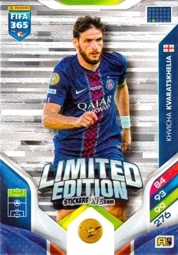 Sticker  Khvicha Kvaratskhelia  - Fifa 365: 2025-2026. Adrenalyn Xl n. LE-16 - Panini