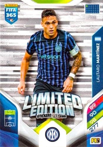 Cromo  Lautaro Martínez  - Fifa 365: 2025-2026. Adrenalyn Xl n. LE-29 - Panini