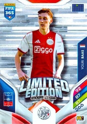 Cromo  Youri Baas  - Fifa 365: 2025-2026. Adrenalyn Xl n. LE-43 - Panini