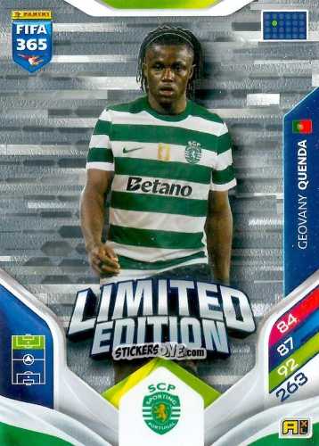 Figurina  Geovany Quenda  - Fifa 365: 2025-2026. Adrenalyn Xl n. LE-55 - Panini