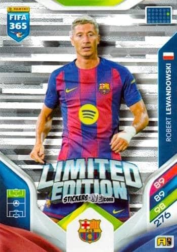 Sticker Robert Lewandowski  - Fifa 365: 2025-2026. Adrenalyn Xl n. LE-67 - Panini