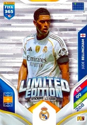 Figurina Jude Bellingham  - Fifa 365: 2025-2026. Adrenalyn Xl n. LE-72 - Panini