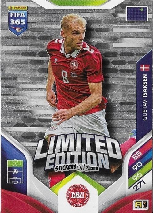 Figurina Gustav Isaksen  - Fifa 365: 2025-2026. Adrenalyn Xl n. LE-79 - Panini