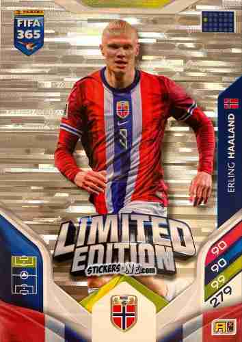 Cromo Erling Haaland  - Fifa 365: 2025-2026. Adrenalyn Xl n. LE-91 - Panini