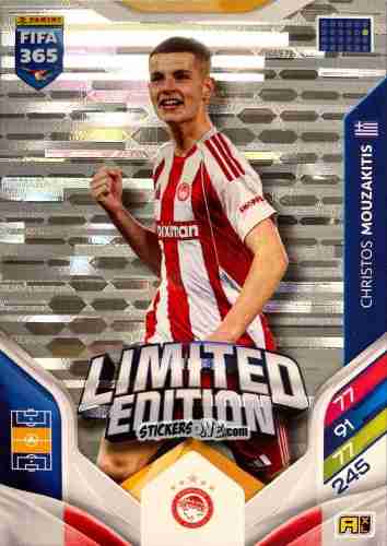 Cromo Christos Mouzakitis - Fifa 365: 2025-2026. Adrenalyn Xl n. LE-136 - Panini