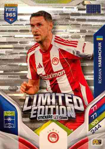 Cromo Roman Yaremchuk - Fifa 365: 2025-2026. Adrenalyn Xl n. LE-143 - Panini