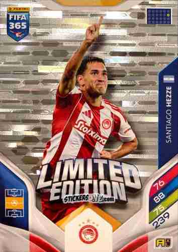 Cromo Santiago Hezze - Fifa 365: 2025-2026. Adrenalyn Xl n. LE-144 - Panini