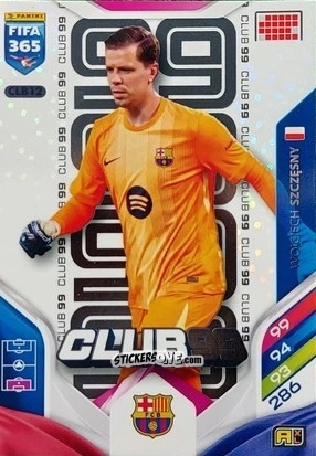 Figurina Wojciech Szczęsny - Fifa 365: 2025-2026. Adrenalyn Xl n. CLB12 - Panini
