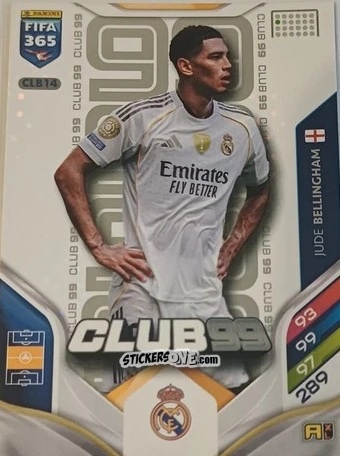 Figurina Jude Bellingham - Fifa 365: 2025-2026. Adrenalyn Xl n. CLB14 - Panini