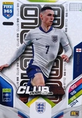 Sticker Phil Foden - Fifa 365: 2025-2026. Adrenalyn Xl n. CLB17 - Panini