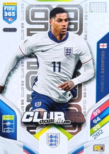 Sticker Marcus Rashford - Fifa 365: 2025-2026. Adrenalyn Xl n. CLB19 - Panini