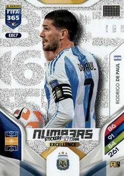 Sticker Rodrigo De Paul - Fifa 365: 2025-2026. Adrenalyn Xl n. EXC7 - Panini