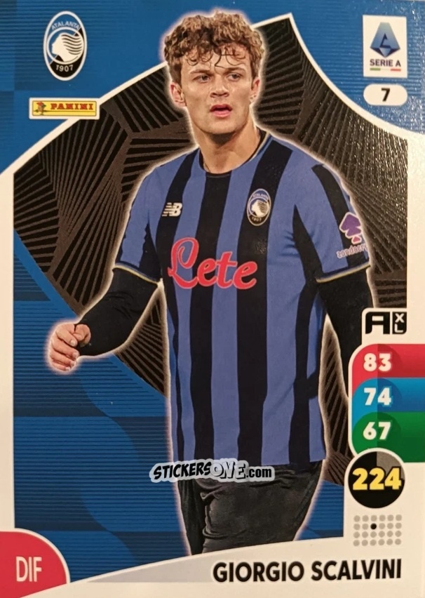 Figurina Giorgio Scalvini - Calciatori 2025-2026. Adrenalyn Xl n. 7 - Panini