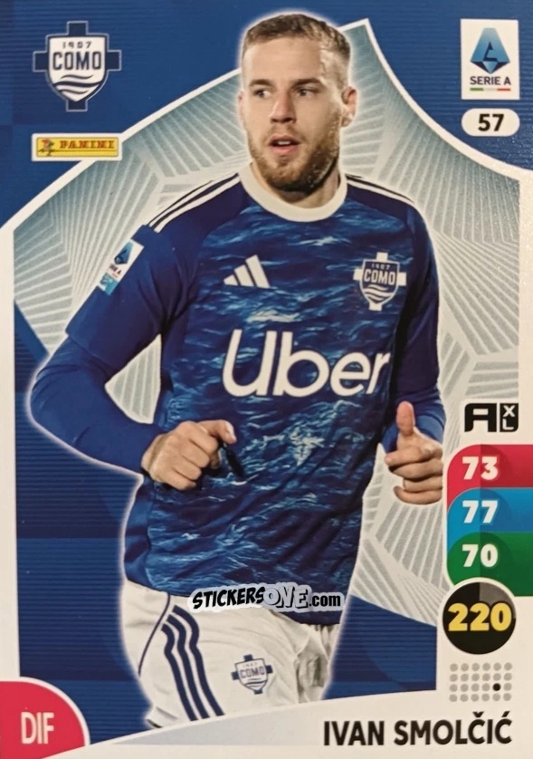 Figurina Ivan Smolčić - Calciatori 2025-2026. Adrenalyn Xl n. 57 - Panini