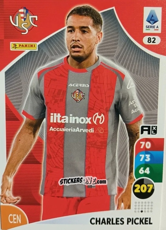 Sticker Charles Pickel - Calciatori 2025-2026. Adrenalyn Xl n. 82 - Panini