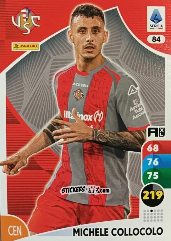 Sticker Michele Collocolo - Calciatori 2025-2026. Adrenalyn Xl n. 84 - Panini