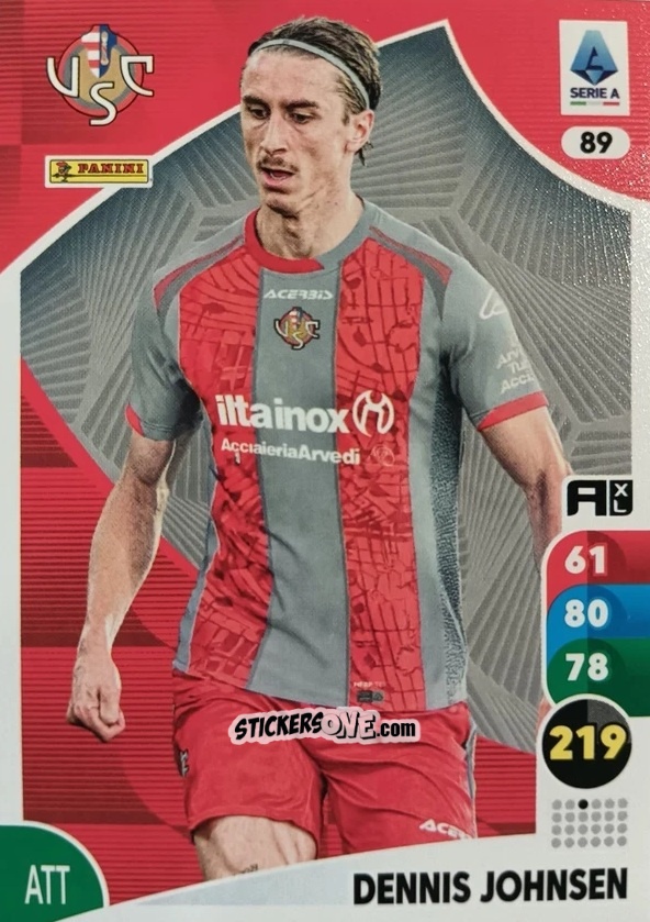 Cromo Dennis Johnsen - Calciatori 2025-2026. Adrenalyn Xl n. 89 - Panini
