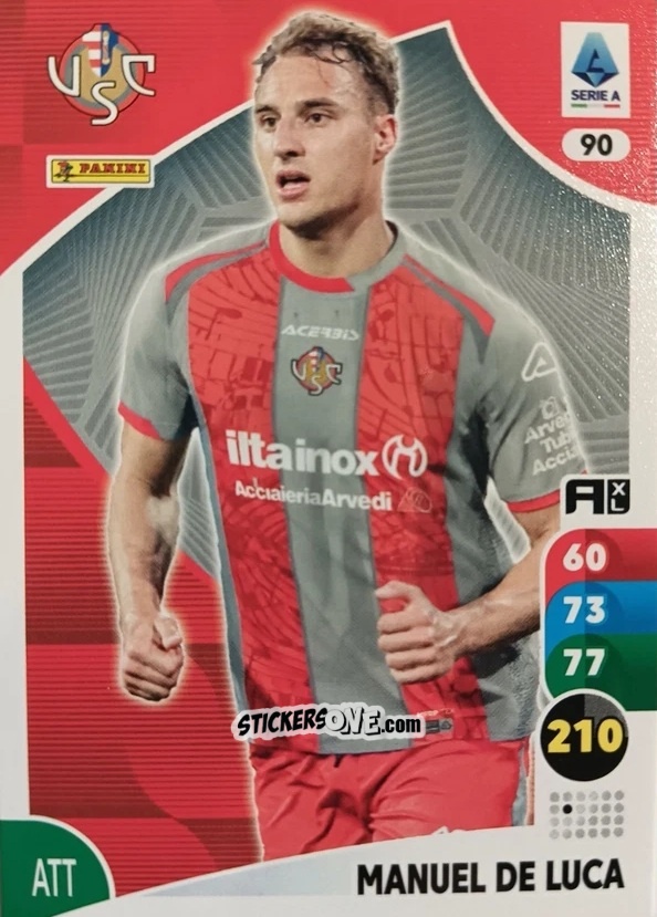 Figurina Manuel De Luca - Calciatori 2025-2026. Adrenalyn Xl n. 90 - Panini
