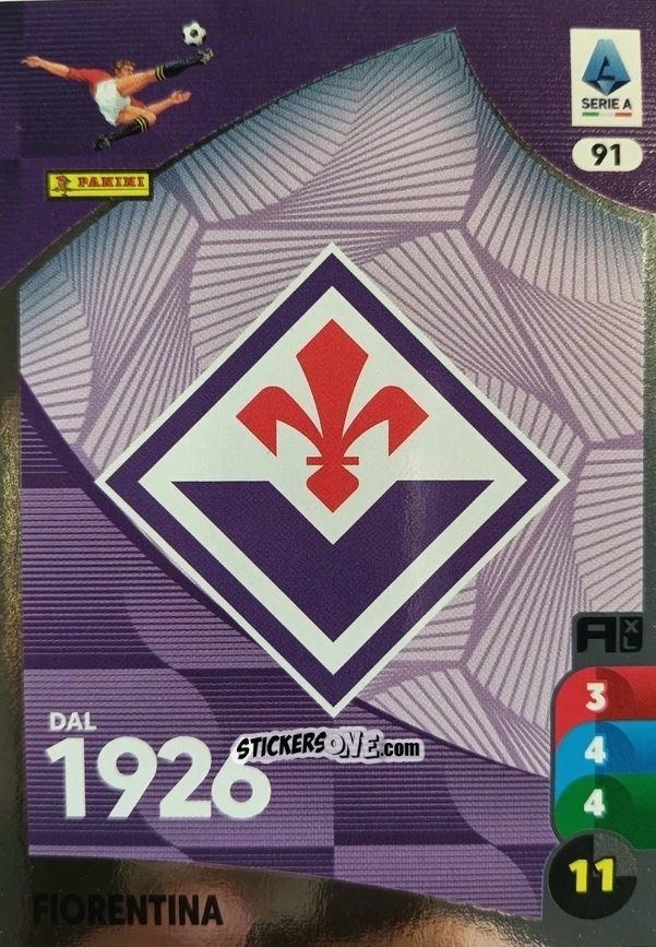 Sticker Logo - Calciatori 2025-2026. Adrenalyn Xl n. 91 - Panini