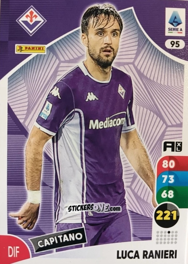 Figurina Luca Ranieri - Calciatori 2025-2026. Adrenalyn Xl n. 95 - Panini