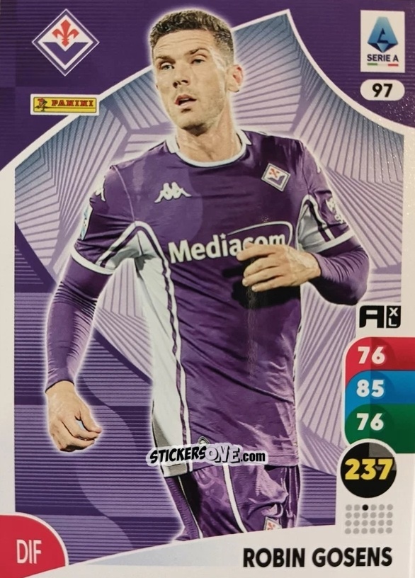 Sticker Robin Gosens - Calciatori 2025-2026. Adrenalyn Xl n. 97 - Panini