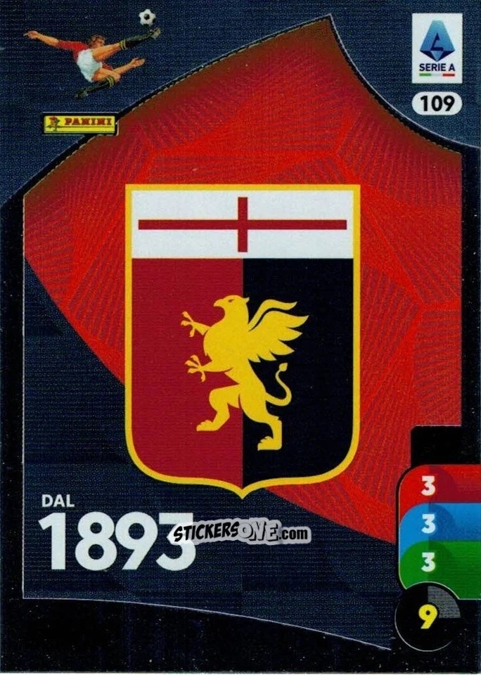 Sticker Logo - Calciatori 2025-2026. Adrenalyn Xl n. 109 - Panini