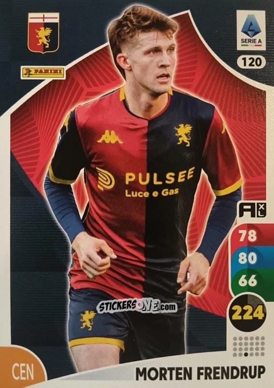 Sticker Morten Frendrup - Calciatori 2025-2026. Adrenalyn Xl n. 120 - Panini