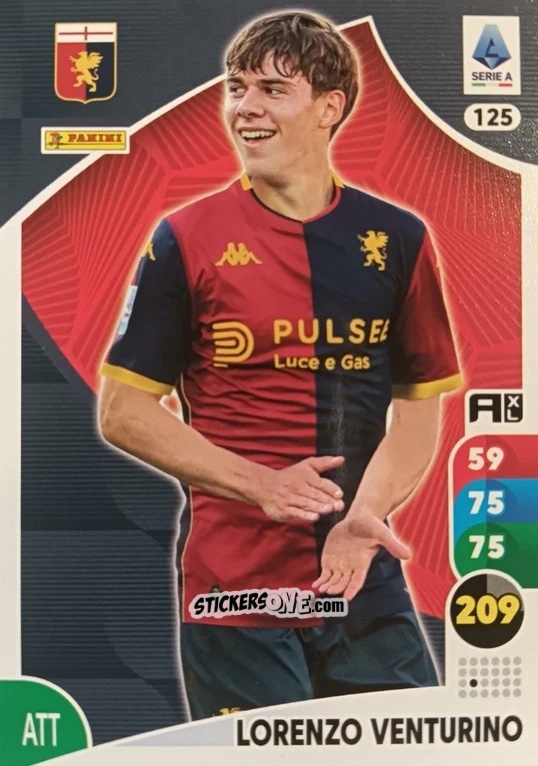 Figurina Lorenzo Colombo - Calciatori 2025-2026. Adrenalyn Xl n. 125 - Panini