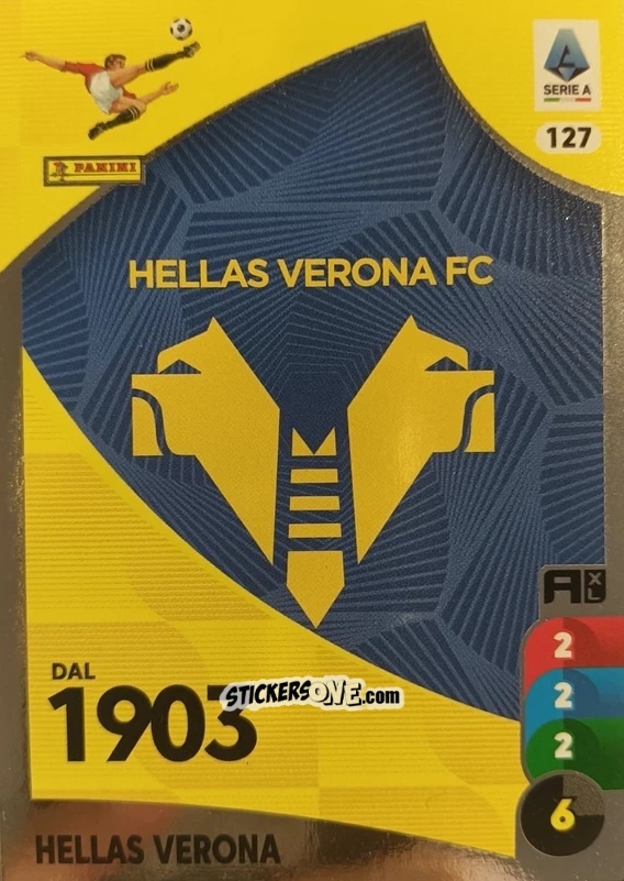Figurina Logo - Calciatori 2025-2026. Adrenalyn Xl n. 127 - Panini