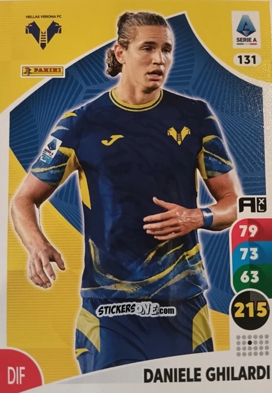 Cromo Daniel Ghilardi - Calciatori 2025-2026. Adrenalyn Xl n. 131 - Panini