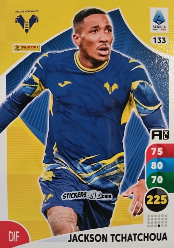 Cromo Jackson Tchatchoua - Calciatori 2025-2026. Adrenalyn Xl n. 133 - Panini