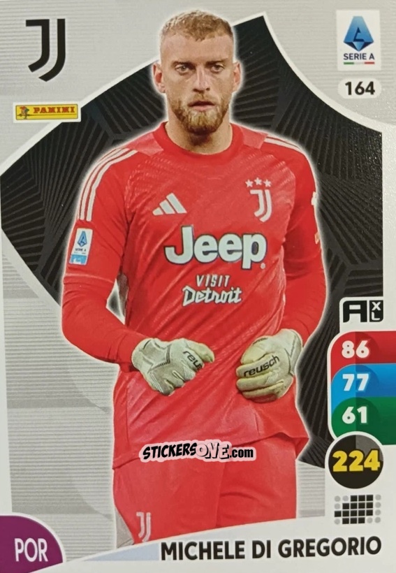 Sticker Michele Di Gregorio - Calciatori 2025-2026. Adrenalyn Xl n. 164 - Panini