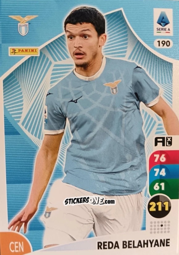 Figurina Reda Belahyane - Calciatori 2025-2026. Adrenalyn Xl n. 190 - Panini