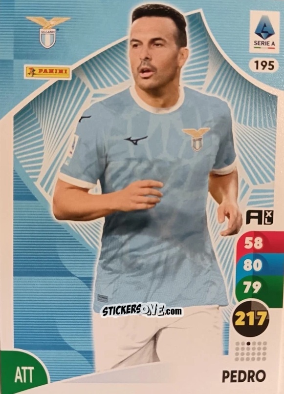 Sticker Pedro - Calciatori 2025-2026. Adrenalyn Xl n. 195 - Panini