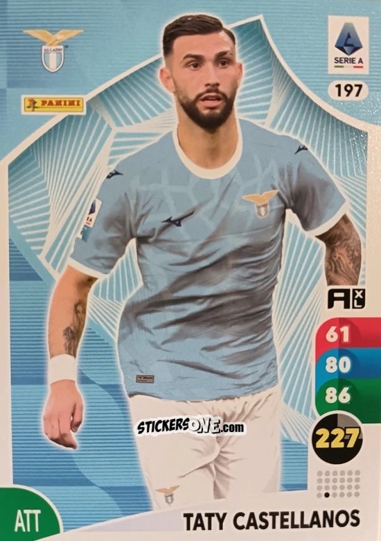 Sticker Taty Castellanos - Calciatori 2025-2026. Adrenalyn Xl n. 197 - Panini