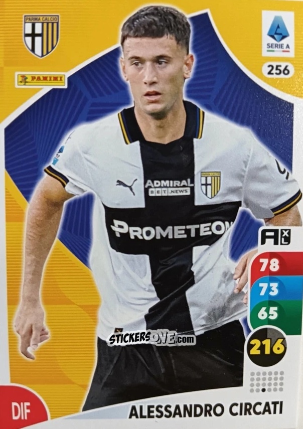 Sticker Alessandro Circati - Calciatori 2025-2026. Adrenalyn Xl n. 256 - Panini