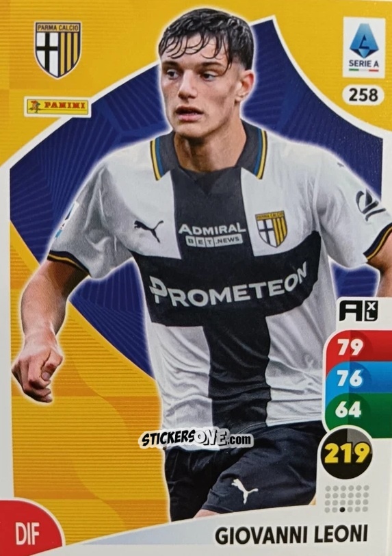 Cromo Giovanni Leoni - Calciatori 2025-2026. Adrenalyn Xl n. 258 - Panini