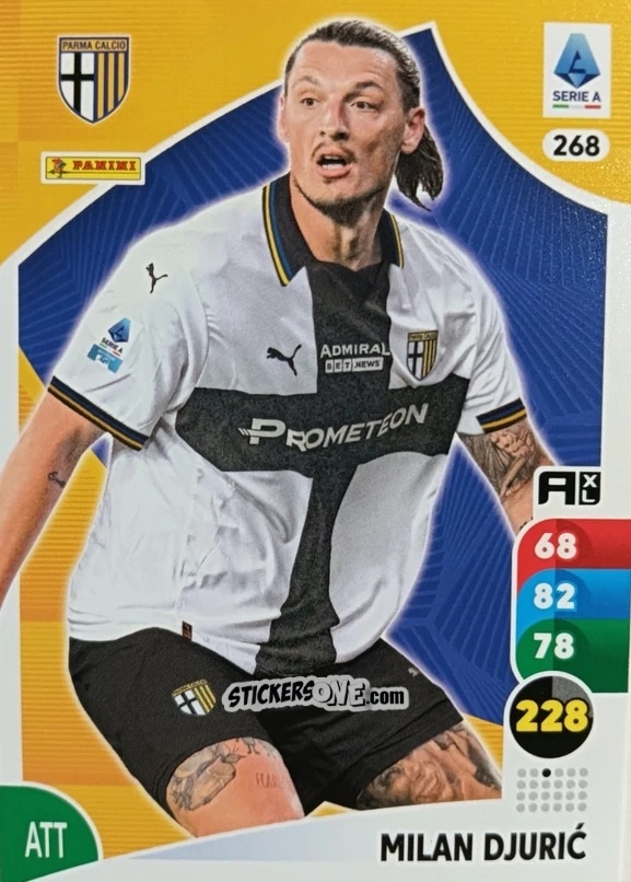 Sticker Milan Djurić - Calciatori 2025-2026. Adrenalyn Xl n. 268 - Panini