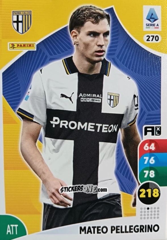 Figurina Mateo Pellegrino - Calciatori 2025-2026. Adrenalyn Xl n. 270 - Panini