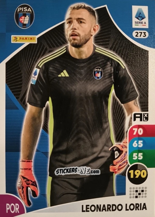 Sticker Leonardo Loria - Calciatori 2025-2026. Adrenalyn Xl n. 273 - Panini