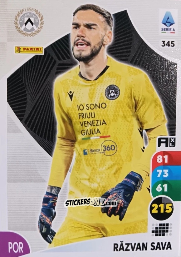 Figurina Răzvan Sava - Calciatori 2025-2026. Adrenalyn Xl n. 345 - Panini