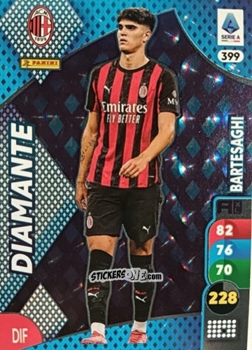 Sticker Davide Bartesaghi - Calciatori 2025-2026. Adrenalyn Xl n. 399 - Panini