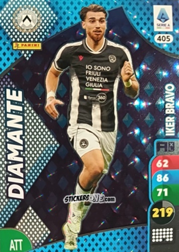 Sticker Iker Bravo - Calciatori 2025-2026. Adrenalyn Xl n. 405 - Panini