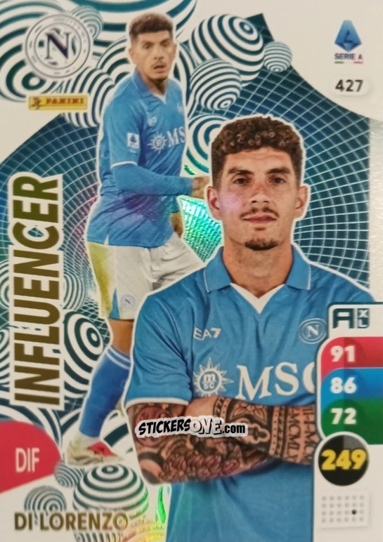 Sticker Giovanni Di Lorenzo - Calciatori 2025-2026. Adrenalyn Xl n. 427 - Panini