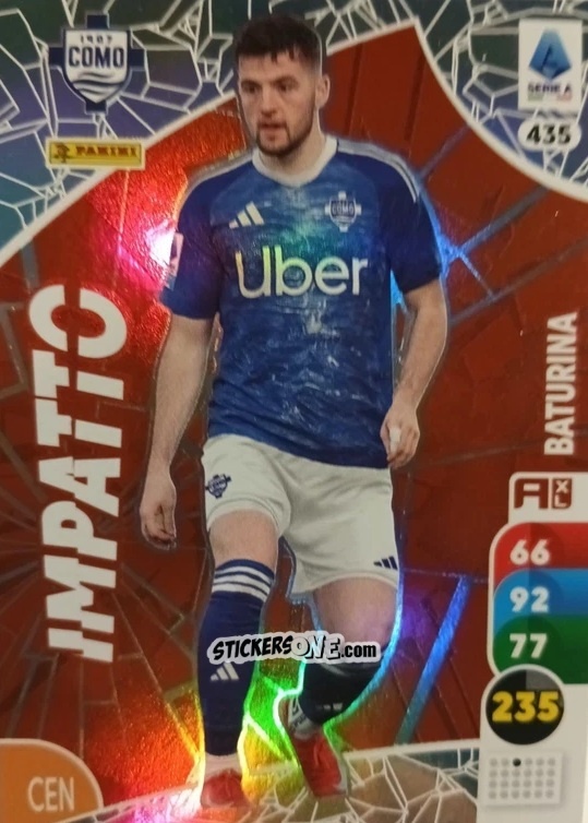 Sticker Martin Baturina - Calciatori 2025-2026. Adrenalyn Xl n. 435 - Panini