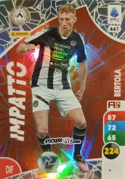 Sticker Nicolò Bertola - Calciatori 2025-2026. Adrenalyn Xl n. 441 - Panini