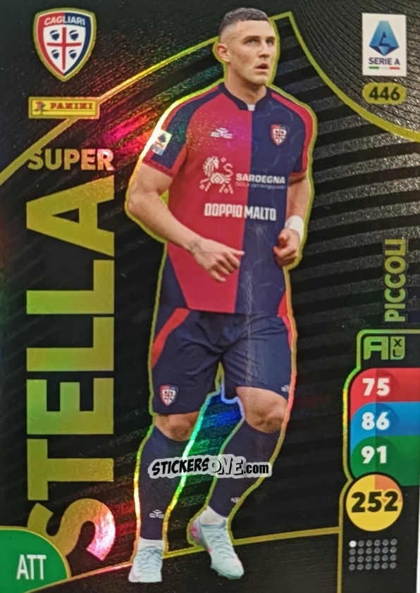 Sticker Roberto Piccoli - Calciatori 2025-2026. Adrenalyn Xl n. 446 - Panini