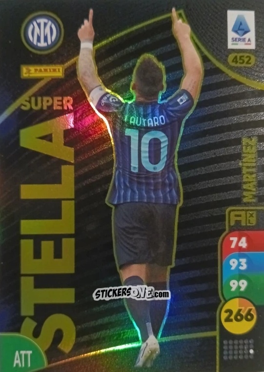 Sticker Lautaro Martínez - Calciatori 2025-2026. Adrenalyn Xl n. 452 - Panini